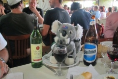 Karlton the Koala joined us for lunch