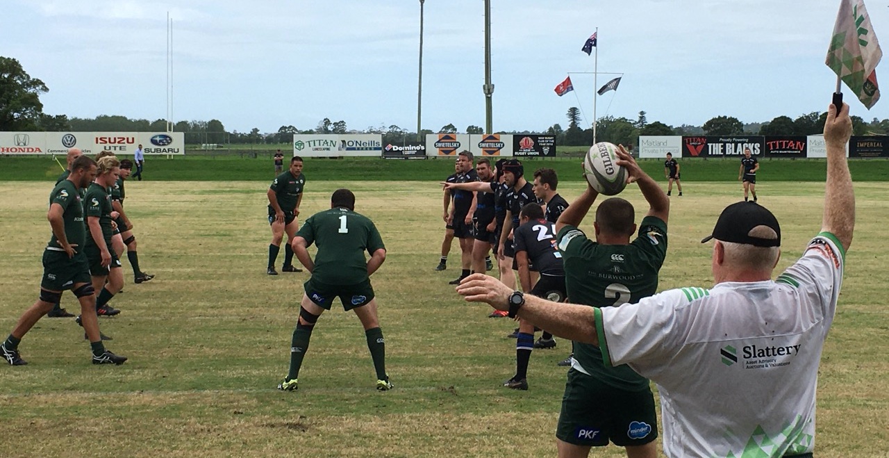 Line Out Billy Dunn Merewether Carlton